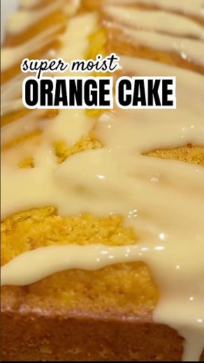 The Easiest Moist Orange Cake You'll Ever Make | Step-by-Step Recipe #shorts