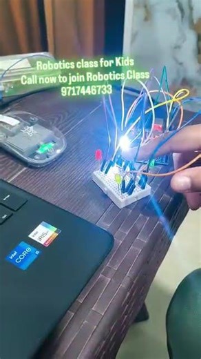 This kid just built his first robot today #roboticsforkids #kidsrobotics