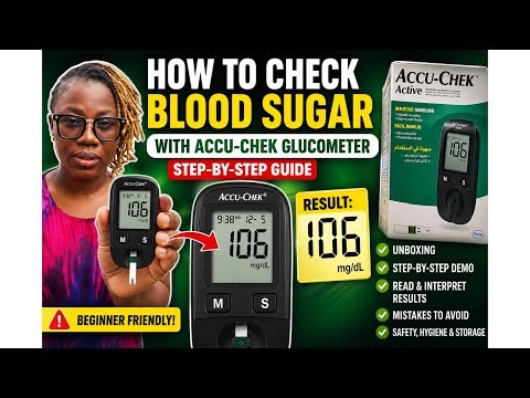 How To Check Blood Sugar With Accu-Chek Glucometer | Full Step-by-Step Guide