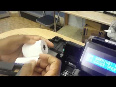 Sam4s ER 900 Series Changing Paper Rolls