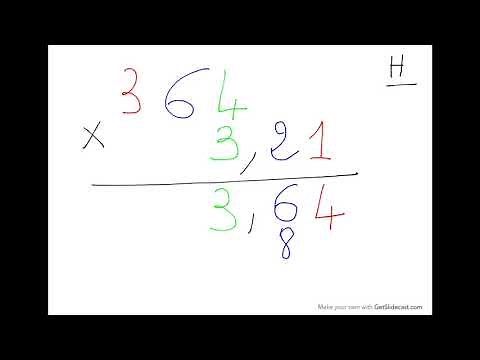 Technique opératoire multiplication "à virgule".