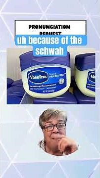 How to Pronounce VASELINE #pronunciation #english #speakenglish #learnenglish ​⁠#request ‪@vaseline‬