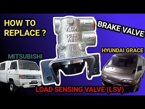 LOAD SENSING PROPORTIONING VALVE (LSPV) BRAKE VALVE REPLACEMENT HYUNDAI GRACE #howto #diy #tutorial