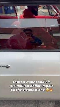 LeBron James and his 4.5 million dollar impala 66 the cleanest one 😳🔥#mrgotdamnit