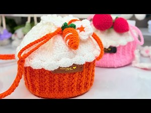 How to crochet a cake bag? For beginners