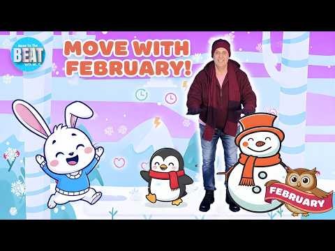 Move with February! | Elementary Brain Break | February Movement Song for K-3