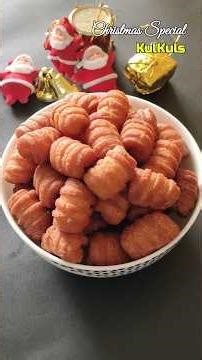 Kulkuls Recipe 🎄✨ | Goan Cookies #kulkul #shorts #food