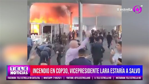 🎥 🇧🇴VIVO #BRAZIL Incendio en COP30 obliga a desalojar a miles; vicepresidente Lara estaría a salvo La cumbre del clima COP30, que se realiza en Belém, Brasil, se vio interrumpida este jueves tras registrarse un incendio en la zona de pabellones, cerca de las oficinas españolas. Las autoridades evacuaron de manera urgente a miles de asistentes, incluyendo al vicepresidente de Bolivia, Edmand Lara, quien según reportes extraoficiales se encuentra fuera de peligro. El incidente generó alarma ent
