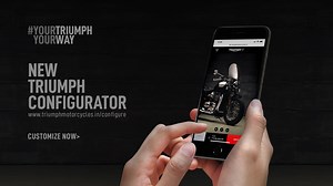 Bringing to you the new Triumph Motorcycle Configurator - a perfect way to personalise your Triumph even before you own it. Whether you are looking for enhanced styling, boosted comfort or space, extra tech, security, or your own personal touch, we are confident you will find the genuine Triumph accessories to help. Configure now, on mobile or desktop: https://www.triumphmotorcycles.in/configure #YourTriumphYourWay #MakeItYourOwn #TriumphConfigurator #ForTheRide #TriumphIndia | Triumph Motorcycl