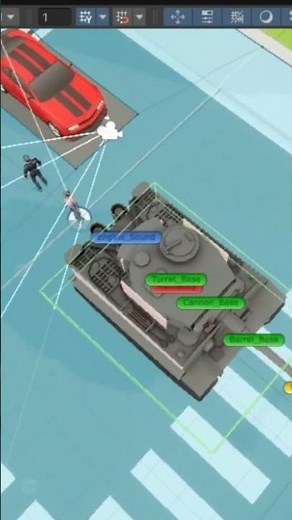 I made a game inspired by GTA 6 in Unity and Add Military Tank | Game Devlog 16 🎮#gta6 #gamedev