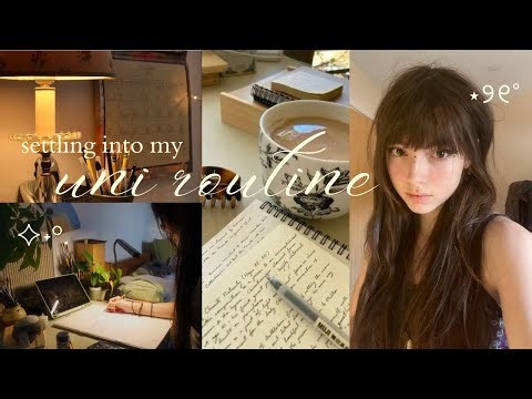 settling into my uni routine