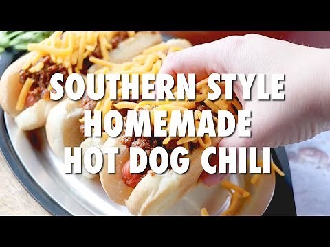 How to make: Southern Style Homemade Hot Dog Chili