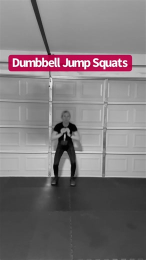 Dumbbell Goblet Jump Squats (Read Description) #dumbbell #explosivepower #squat