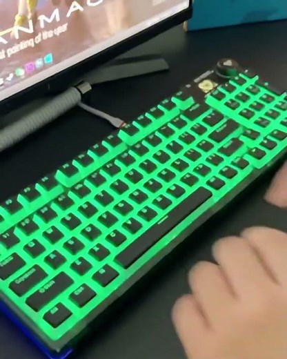 AULA Full Size RGB Mechanical Keyboard 🔥 | Screen & Knob Control | Gaming Setup
