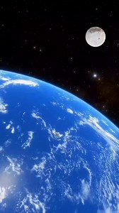 Moon over the ocean of blue Planet Earth Guess the ocean 🌊 #isroindia #SpaceX #NASA | Cosmic Adventure