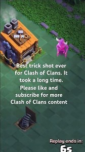 Best trick shot ever#clashofclansvideos #JuSloth #supercell
