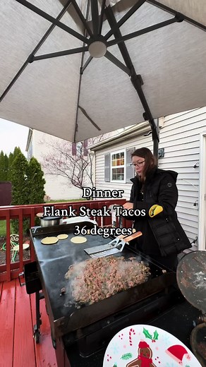 Delicious Flank Steak Tacos Recipe on Blackstone Grill
