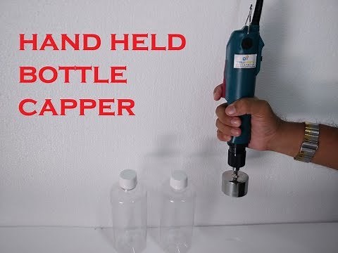 HAND HELD ELECTRIC CAPPER, low cost bottle capping machine
