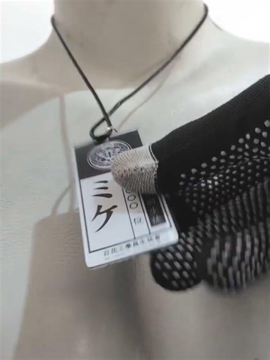 Kalung Cosplay Jabami Yumeko Anime Kakegurui Housepet Tag