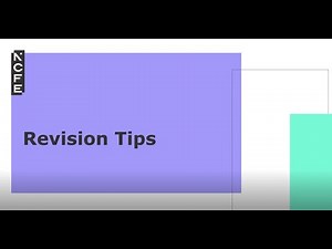 Revision tips