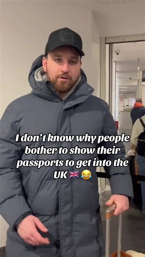 Am I lying though? 😂😂 #boarder #unitedkingdom #illegalimmigrants #passport #england