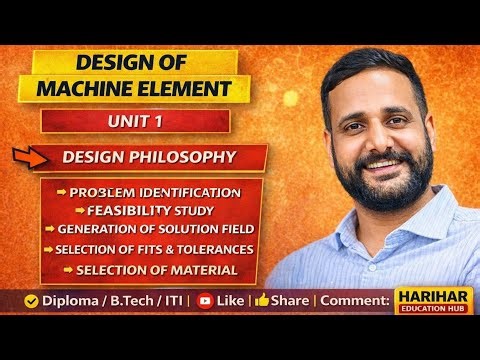 Design of machine element || Unit 1 || Important Questions 🔥 || Design Philosophy 💯 ||