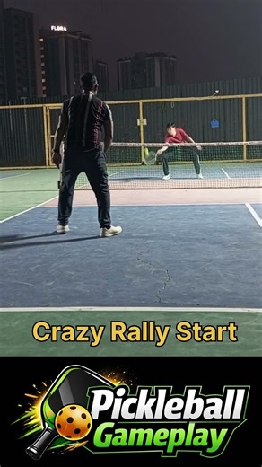 Crazy Rally Start 😳🔥| Pickleball Gameplay Shorts | Pickleball Match
