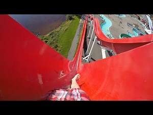 Sunne Sommarland - "Fritt Fall" Extreme Free-Fall Waterslide Onride