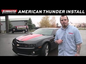 2010-13 Camaro SS 6.2L - American Thunder Axle-back Exhaust System 817495