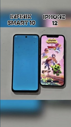 iPhone 12 vs Infinix Smart 10 - Insane Performance Test #shorts #viralvideo