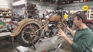 Watch Wheels Through Time Fix A Fuel Tank On A 1939 Harley Survivor