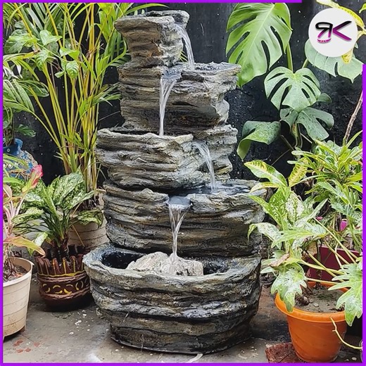 295K views · 4.1K reactions | A Multi-Layered Styrofoam Fountain for Your Garden Bliss ✨ #diy #styrofoam #fountain | RusticKraft | Facebook