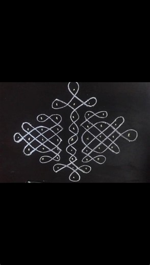 9x1 dot easy way step by step🌺🌺 Sikku Kolam 🌹🌹# short video ✨✨ # viral video 🌸🌸#reel video