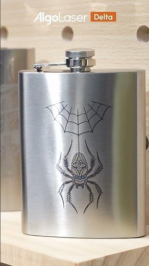 Laser engraving color on stainless steel with Delta