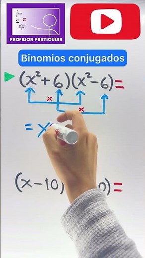 ✅Binomios conjugados en 1 minuto #algebratricks