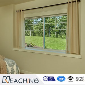[Hot Item] Single Glss UPVC/PVC Profile Plastic Sliding Window with a Cloud Interior Window
