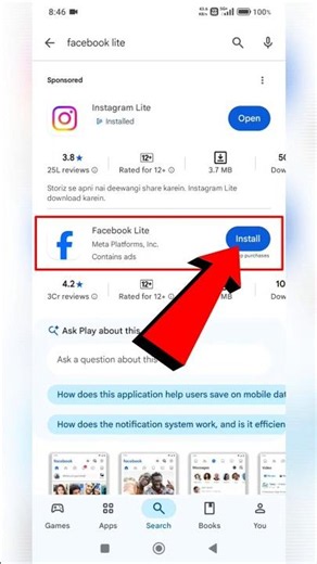 🔥facebook Lite kaise download Kare 2026 | how to download facebook lite | #shorts #facebook