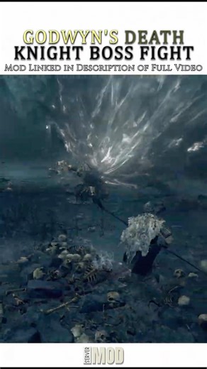 Godwyn's Death Knight Modded Boss Fight #eldenring #nightreign #shadowoftheerdtree