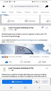 3.8K views · 13 reactions | HURRY! YOU ONLY HAVE 14 DAYS LEFT TO REGISTER FOR OUR E-SERVICES!! #LTAFiji #TeamFiji #Fiji #FijianRoadSafety #FijiRoads | Land Transport Authority of Fiji | Facebook
