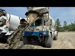 Staying Busy with a Front Discharge Concrete Mixer