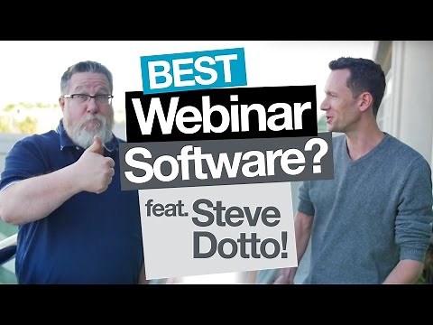 Best Webinar Software for you? Feat. Steve Dotto
