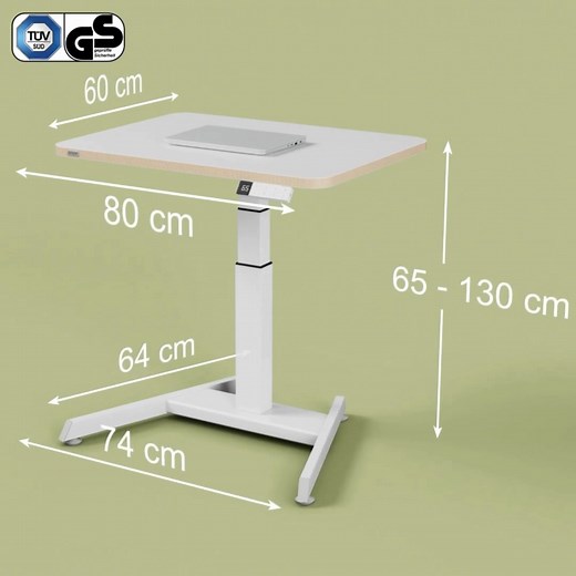 Marre de rester assis toute la journée ? 💡 Optez pour le bureau électrique compact réglable en hauteur pour travailler assis ou debout en un seul clic ! | Burostock Reunion
