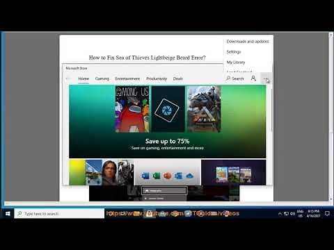 Fix Sea of Thieves LightbeigeBeard Error on Windows 10/Xbox