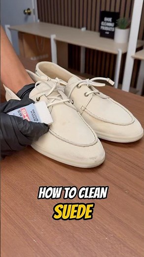 How To Clean Suede! #suede #shoecleaning