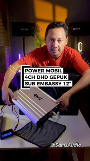 DHD 4ch Car Amplifier and Embassy 12 inch Subwoofer #reviewer #audiomobil