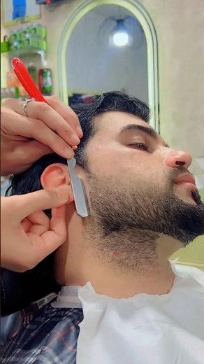 New Beard Cutting Video | Beard Style For Men's #barber #beard #shorts