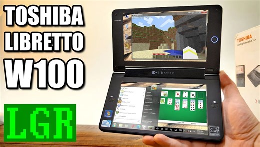 （熟肉）【LGR】世界上第一台双触控屏笔记本！来自2010年的Libretto W100