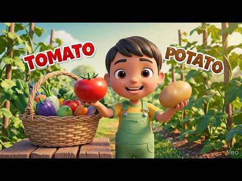 Vegetable Names for Kids 🥦 | Fun Learning Cartoon
