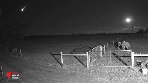 Meteor sighting across Victorian skies