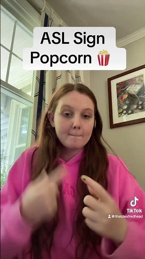 Learn How To Sign "Popcorn" in ASL for Beginners | American Sign Language #shorts